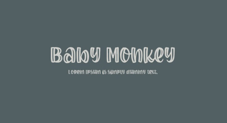Baby Monkey Font Family Free Download