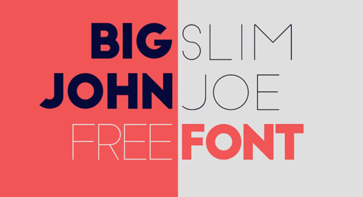 Big John Font Family Free Download