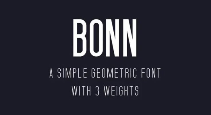 Bonn Font Family Free Download