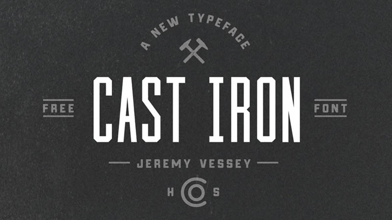 Cast Iron Font Free Download | The Fonts Magazine