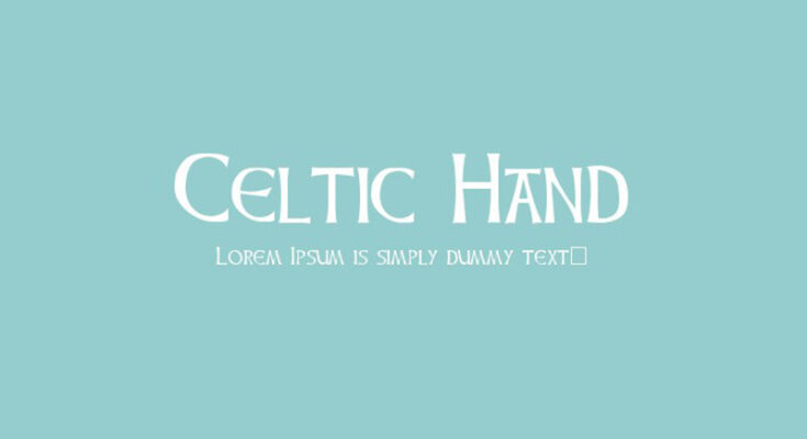 Celtic Hand Font Family Free Download