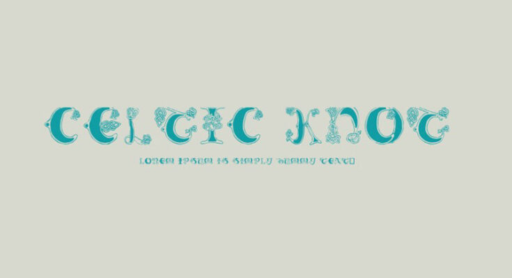 Celtic Knot Font Family Free Download
