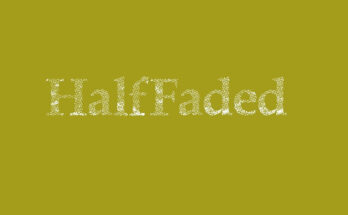 Half Faded Font Family Free Download