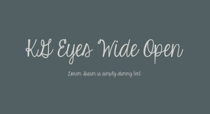 KG Eyes Wide Open Font Family Free Download