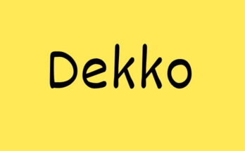 Dekko Font Family Free Download