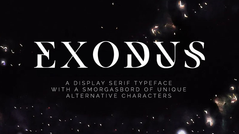 Download Exodus Font Free Download The Fonts Magazine Yellowimages Mockups