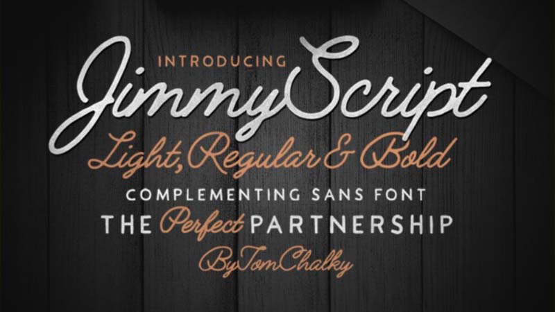Jimmy Script Font Family Download