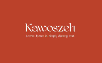 Kawoszeh Font Family Free Download