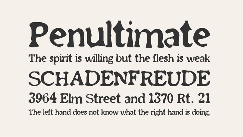 Old Newspaper Font Family Download