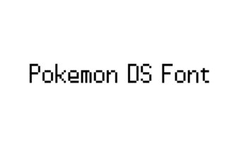 Pokemon DS Font Family Free Download