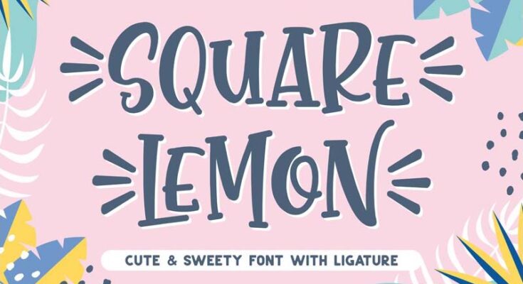 Square Lemo Font Family Free Download