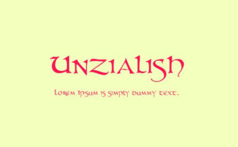 Unzialish Font Family Free Download