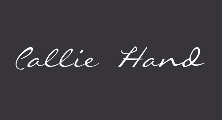 Callie Hand Font Family Free Download