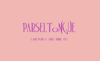 Parseltongue Font Family Free Download