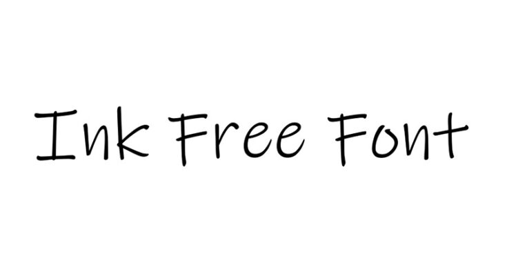 Ink Free Font Family Free Download