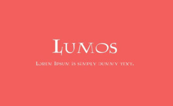 Lumos Font Family Free Download