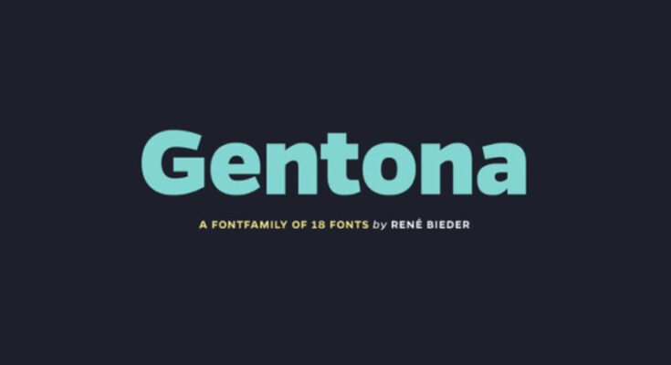 Gentona Font Family Free Download